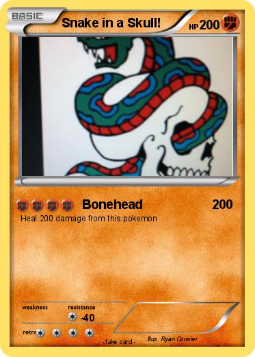 Pokemon Snake in a Skull!