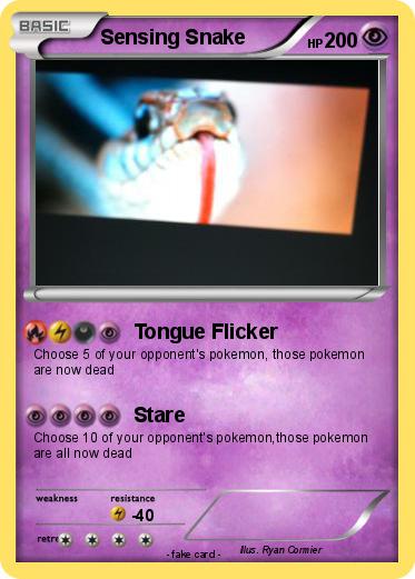Pokemon Sensing Snake