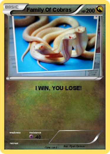 Pokemon Family Of Cobras