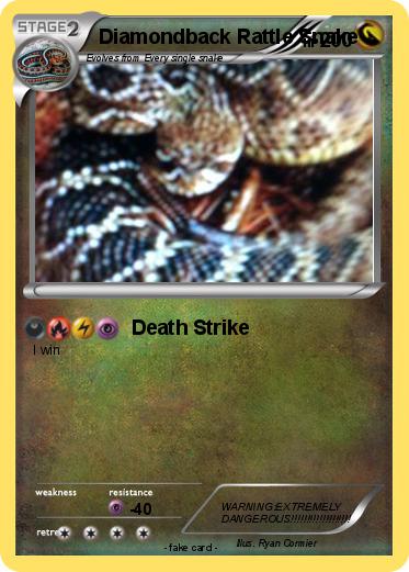 Pokemon Diamondback Rattle Snake
