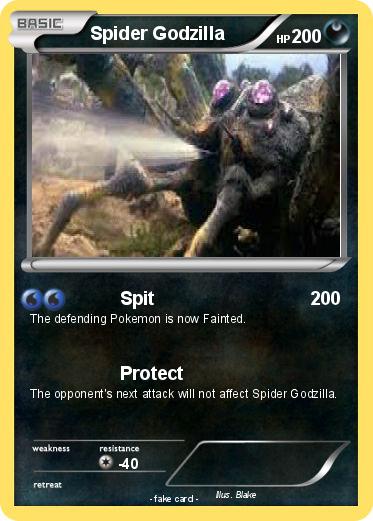 Pokemon Spider Godzilla