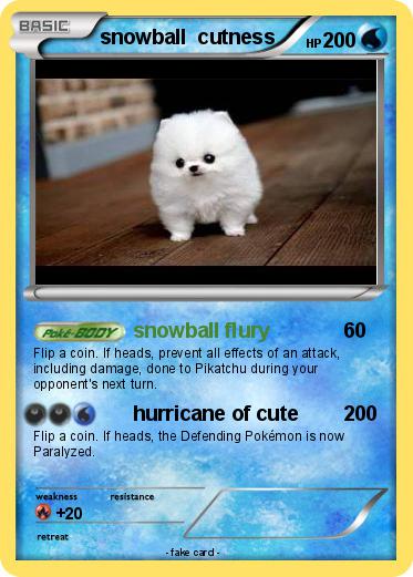 Pokemon snowball  cutness