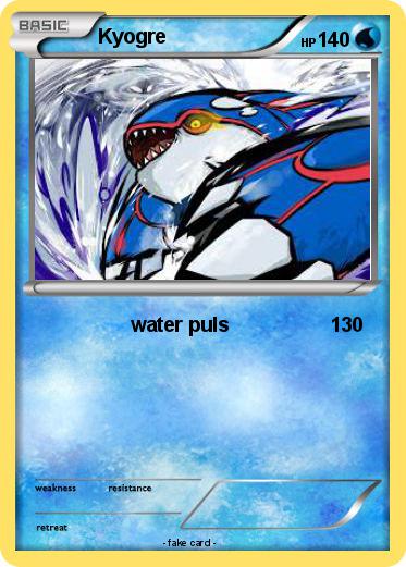 Pokemon Kyogre