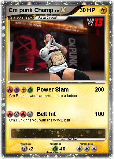 Pokemon Cm punk Champ