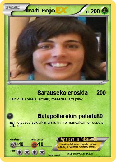 Pokemon Irati rojo