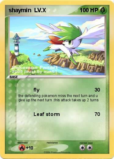 Pokemon shaymin  LV.X