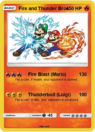 Pokemon Fire and Thunder Bros.