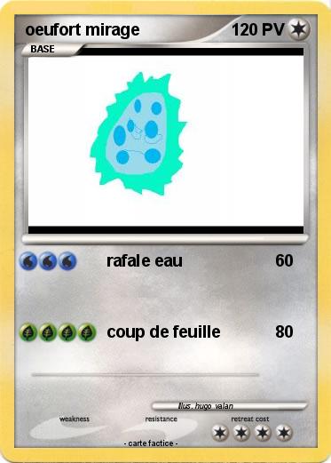 Pokemon oeufort mirage
