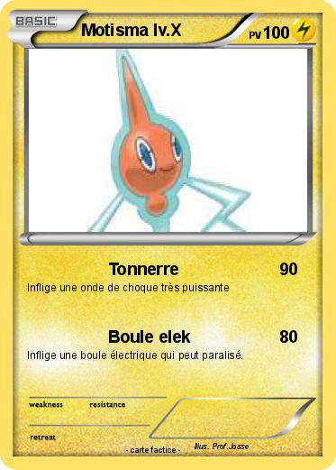 Pokemon Motisma lv.X