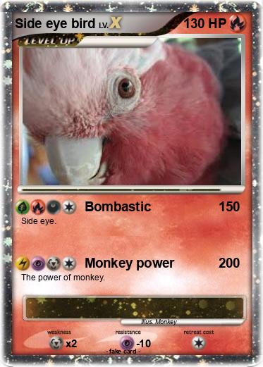 Pokemon Side eye bird