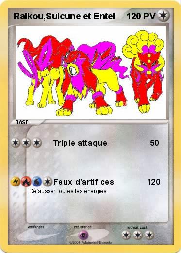 Pokemon Raikou,Suicune et Entei