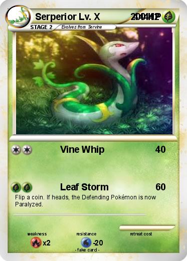 Pokemon Serperior Lv. X             44442