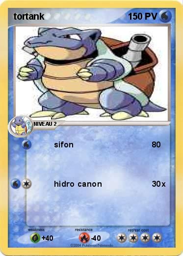 Pokemon tortank