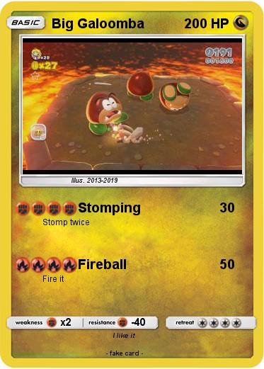 Pokemon Big Galoomba