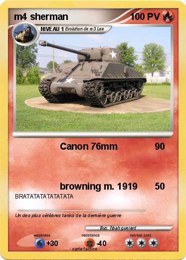 Pokemon m4 sherman