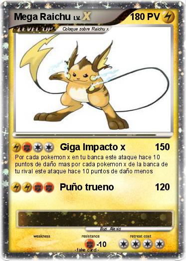 Pokemon Mega Raichu