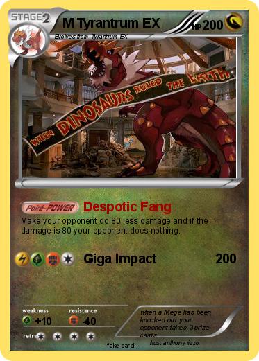 Pokemon M Tyrantrum EX