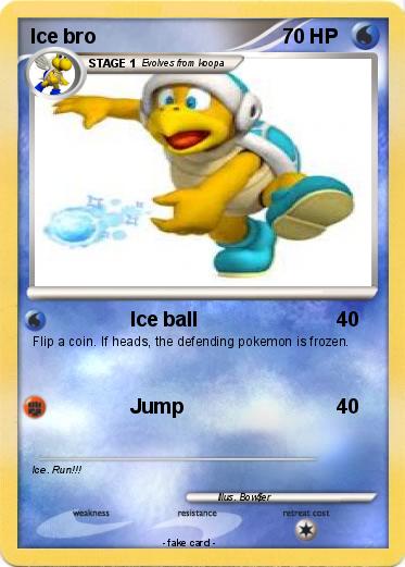 Pokemon Ice bro