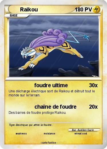 Pokemon Raikou