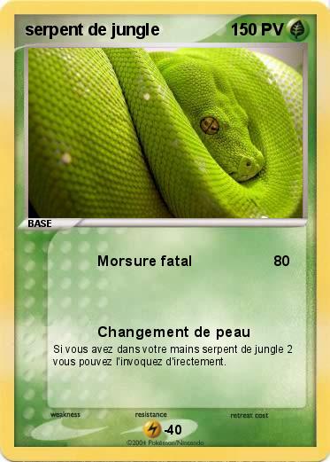 Pokemon serpent de jungle