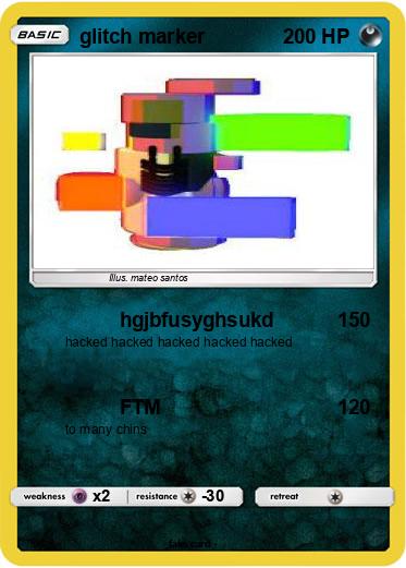 Pokemon glitch marker