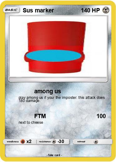 Pokemon Sus marker