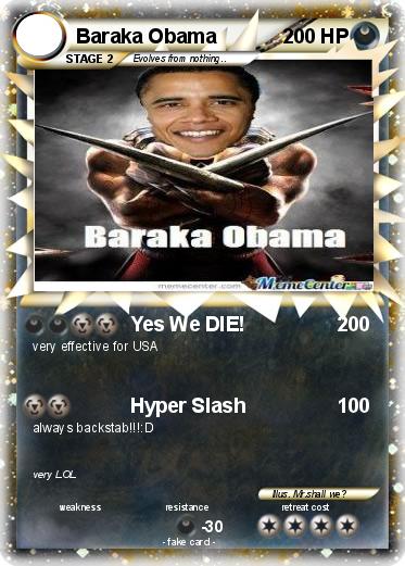 Pokemon Baraka Obama
