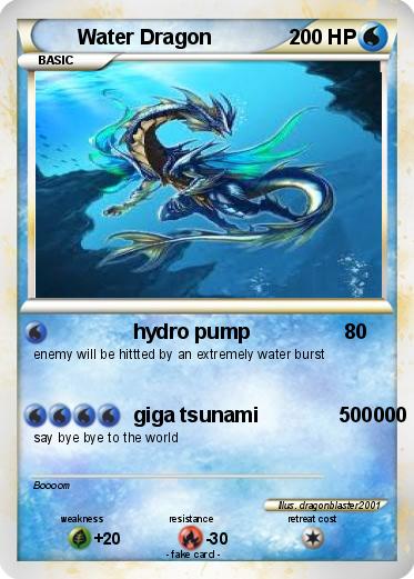 Pokemon Water Dragon