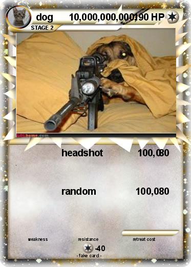 Pokemon dog      10,000,000,000,