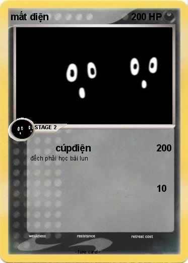 Pokemon mất điện
