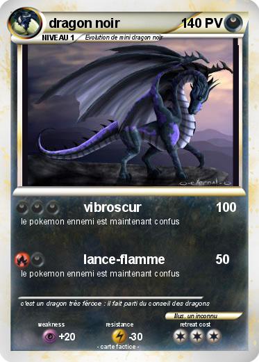 Pokemon dragon noir