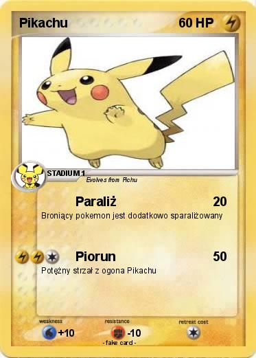 Pokemon Pikachu