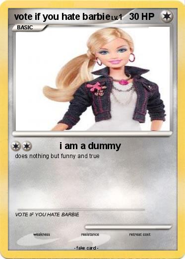Pokemon vote if you hate barbie