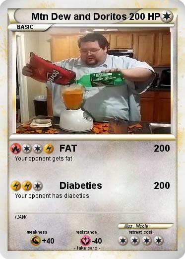 Pokemon Mtn Dew and Doritos