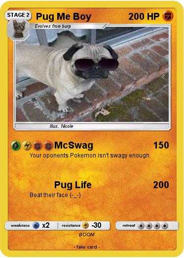 Pokemon Pug Me Boy