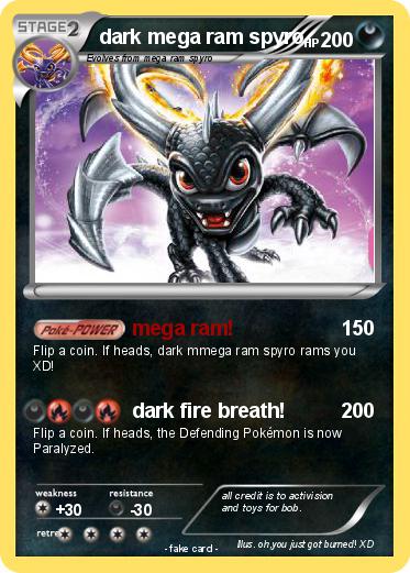 Pokemon dark mega ram spyro