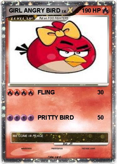 Pokemon GIRL ANGRY BIRD