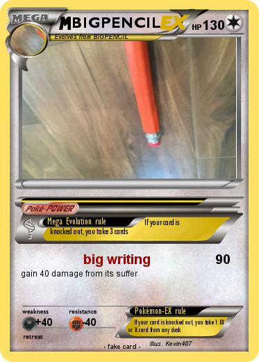 Pokemon BIGPENCIL