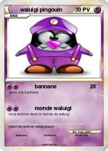 Pokemon waluigi pingouin