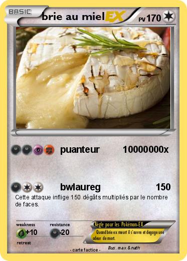 Pokemon brie au miel