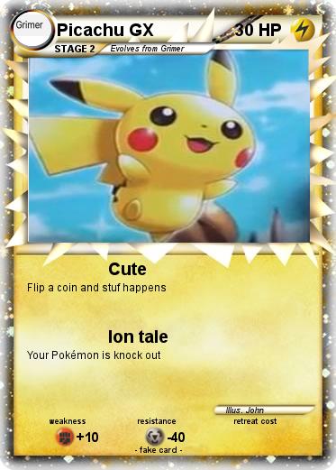 Pokemon Picachu GX