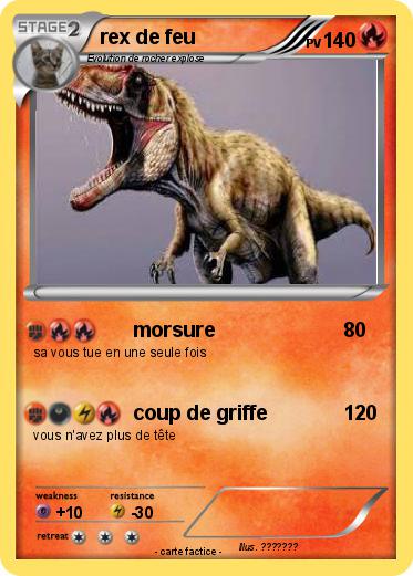 Pokemon rex de feu