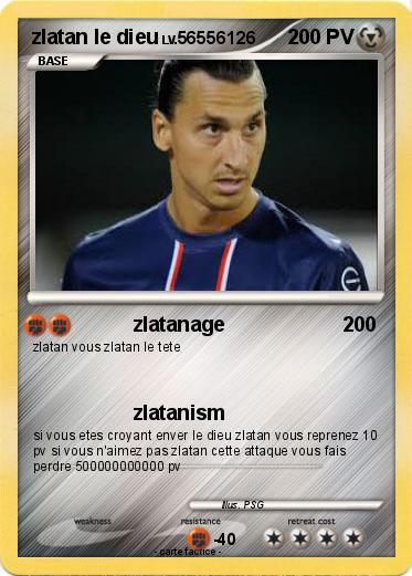 Pokemon zlatan le dieu