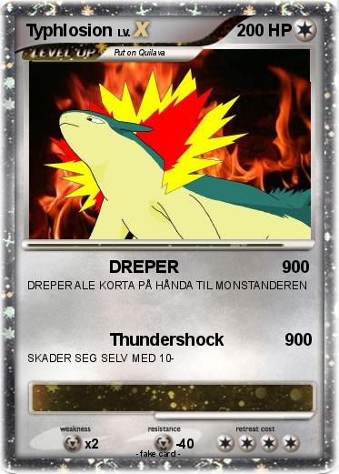 Pokemon Typhlosion