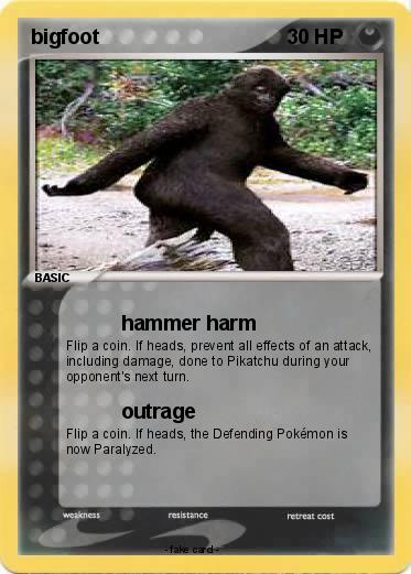 Pokemon bigfoot
