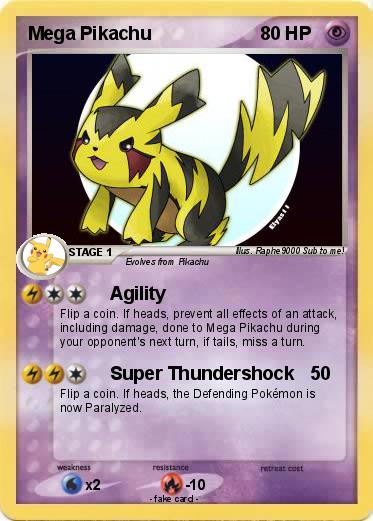 Pokemon Mega Pikachu