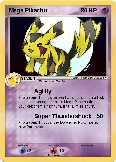 Pokemon Mega Pikachu