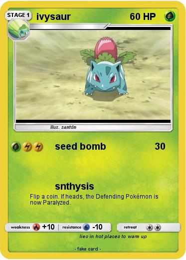 Pokemon ivysaur
