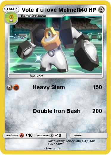 Pokemon Vote if u love Melmetal