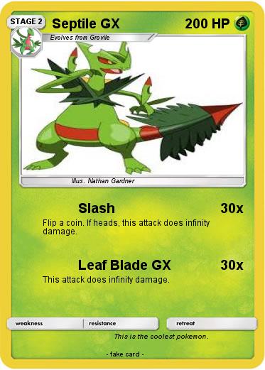 Pokemon Septile GX